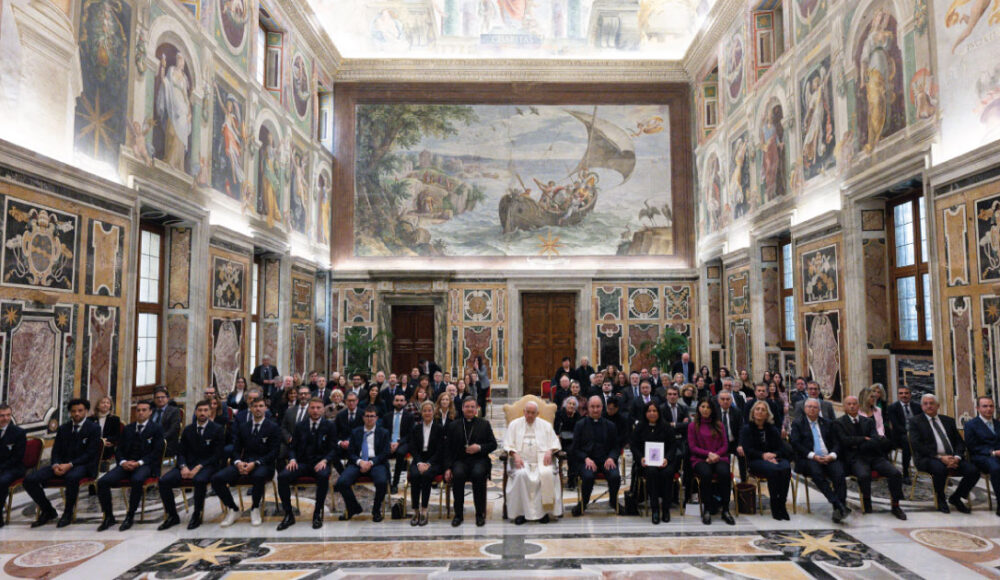 L’area medica della Pastorale Sanitaria della Diocesi di Roma incontra Papa Francesco